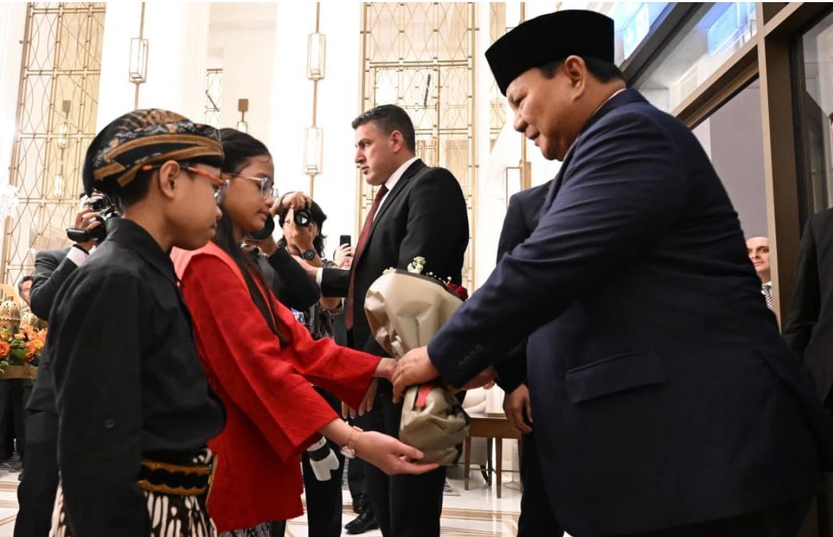 Momen Sukacita Diaspora Sambut Prabowo di Amman Yordania <b>(Sekretariat Presiden)</b>