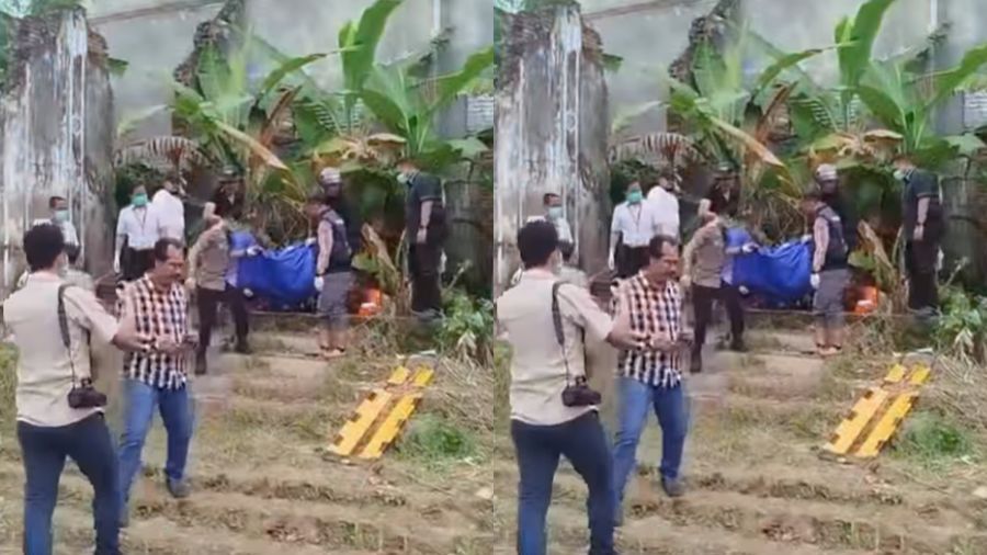 Kematian Ibu dan Anak yang Ditemukan di Eks Aspol Jombang <b>(Instagram @satreskrimresjombang)</b>