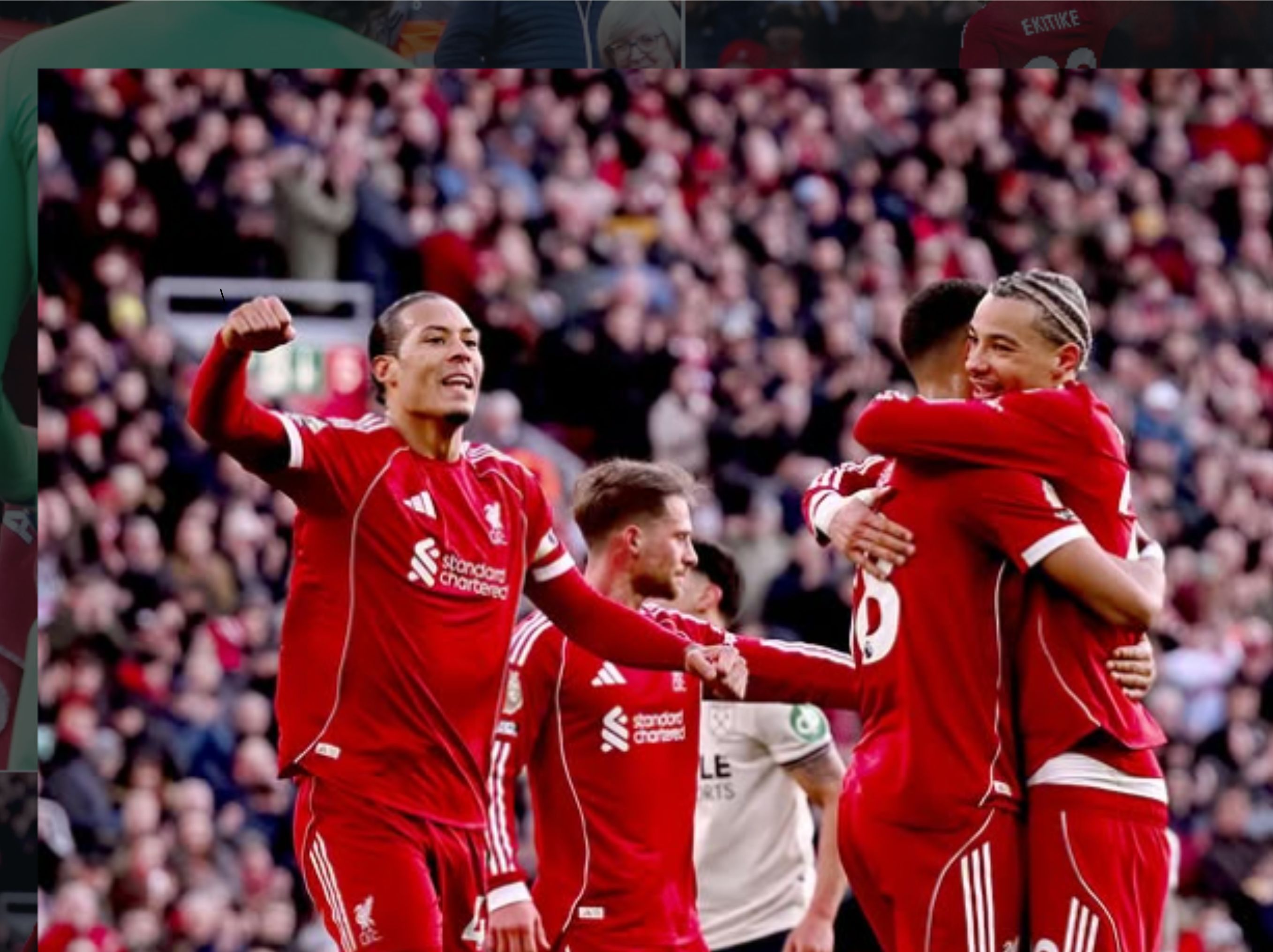 Pesta tujuh gol terjadi saat Liverpool meraih kemenangan telak 5-2 atas West Ham United dalam matchday ke-28 Liga Inggris 2025/26 di Stadion Anfield pada Sabtu. <b>(ig iverpooL)</b>