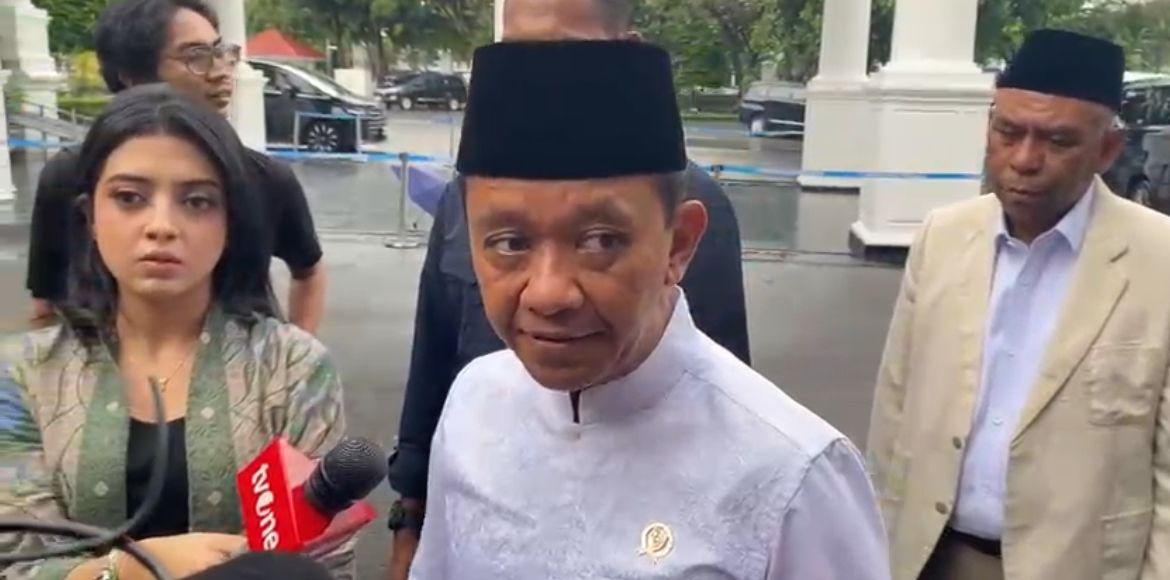 Menteri Energi dan Sumber Daya Mineral (ESDM) Bahlil Lahadalia ke Istana Kepresidenan <b>(Istimewa)</b>