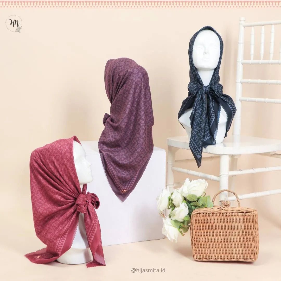 Brand fesyen&nbsp;scarf dan outer bergaya modern asal Jakarta Timur,&nbsp;Hijasmita. <b>(BRI)</b>