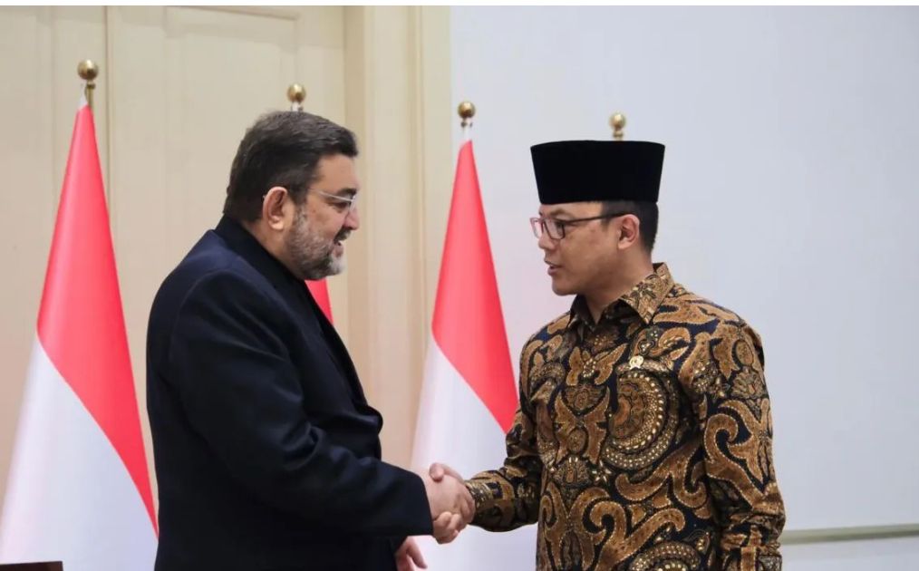  Menteri Luar Negeri Sugiono dan Duta Besar Iran untuk RI Mohammad Boroujerdi <b>(Istimewa)</b>