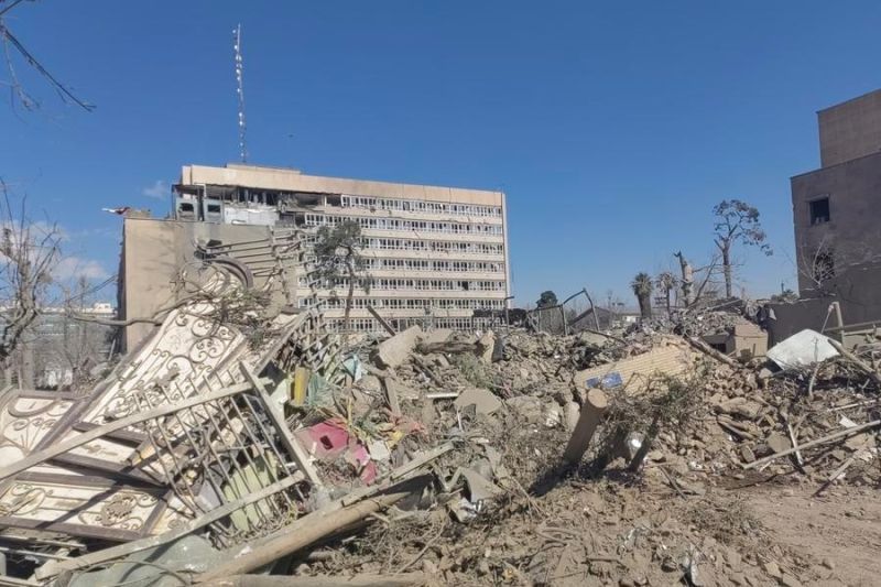 Macron juga mengumumkan bahwa dua penerbangan pertama yang memulangkan warga negara Prancis dari Timur Tengah yang dilanda perang akan tiba di Paris pada Selasa, 3 Maret 2026 malam waktu setempat. ANTARA/Xinhua. <b>(Antara)</b>