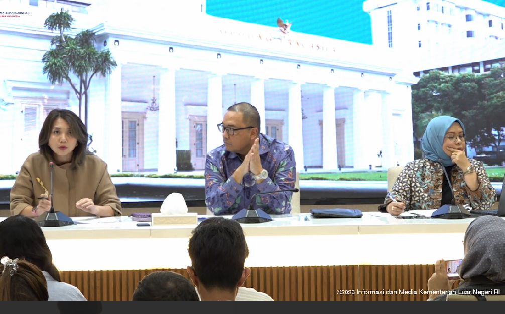 Konferensi pers Kemenlu RI. <b>(Istimewa)</b>