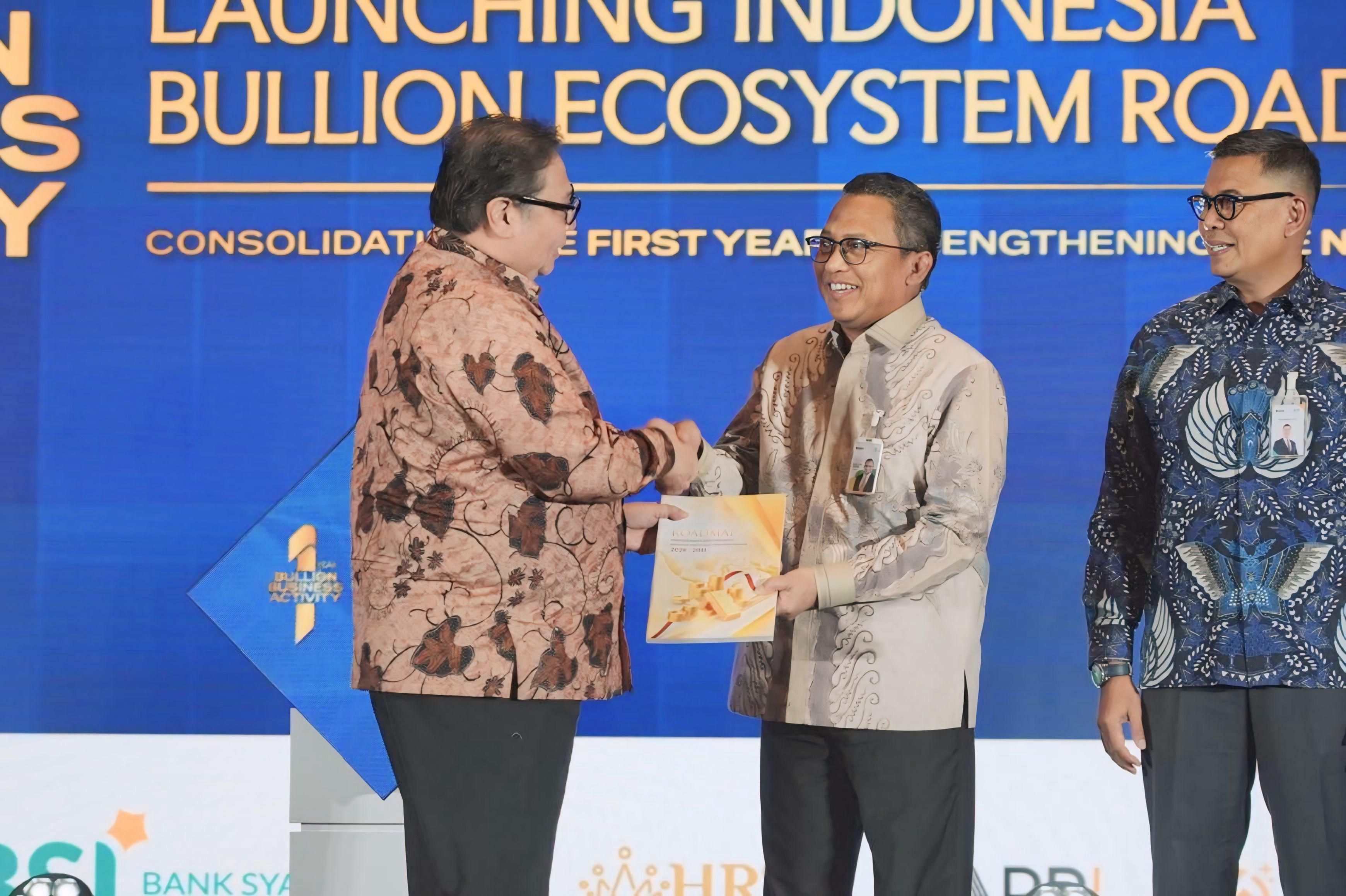 Tonggak baru ekonomi nasional&mdash;penguatan ekosistem emas melalui peluncuran Indonesia Bullion Ecosystem Roadmap. <b>(Istimewa)</b>