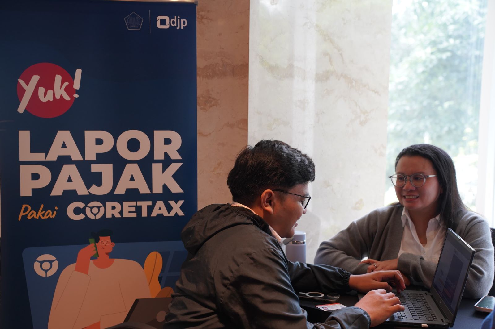 DJP memberikan pendampingan langsung kepada Wajib Pajak Orang Pribadi dalam mengisi dan melaporkan SPT Tahunan menggunakan Coretax. <b>(Istimewa)</b>