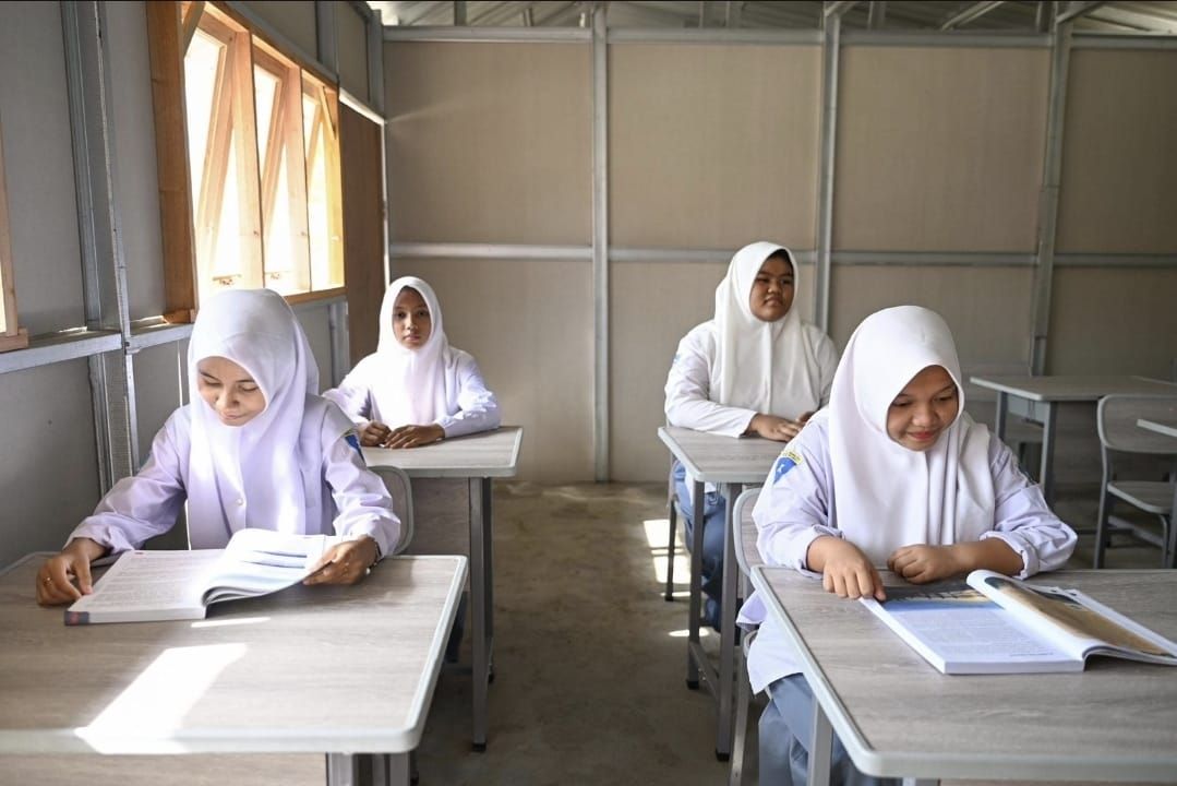  Pemerintah mengalokasikan Rp86,7 miliar untuk merevitalisasi 72 sekolah terdampak bencana di Kabupaten Pidie Jaya, Aceh. <b>(Istimewa)</b>