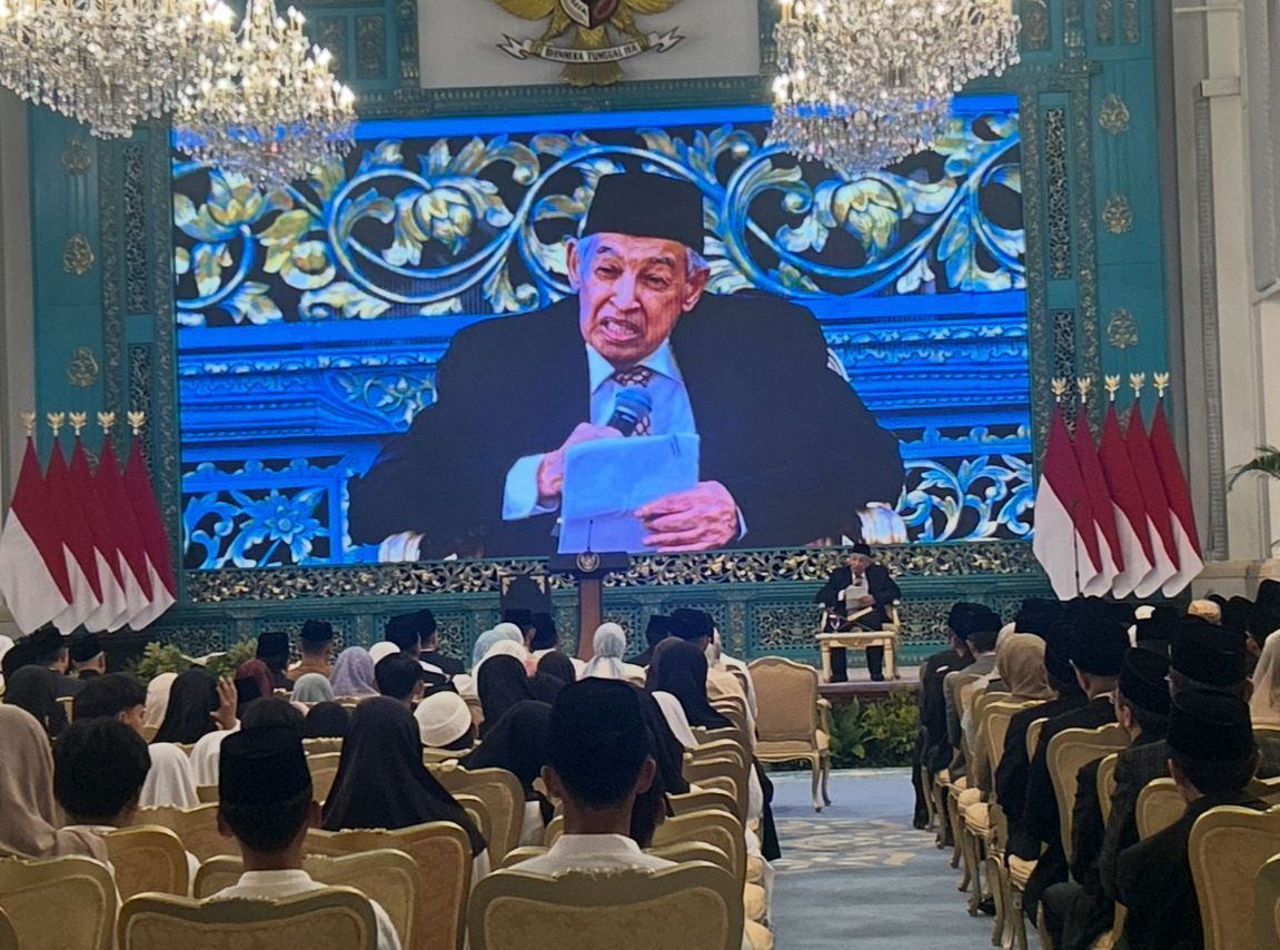 Cendekiawan Muslim sekaligus mantan Menteri Agama Republik Indonesia, Prof. Quraish Shihab <b>(NTVnews)</b>