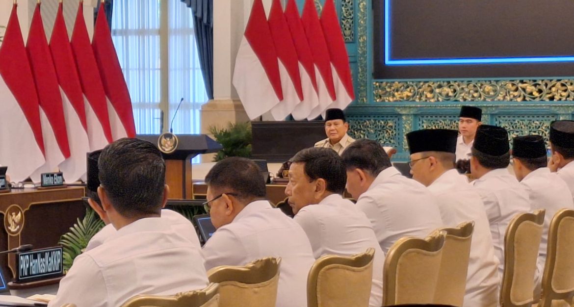 Prabowo Subianto Pimpin Sidang Kabinet Paripurna di Istana Negara, Jumat, 13 Maret 2026 <b>(NTVnews)</b>