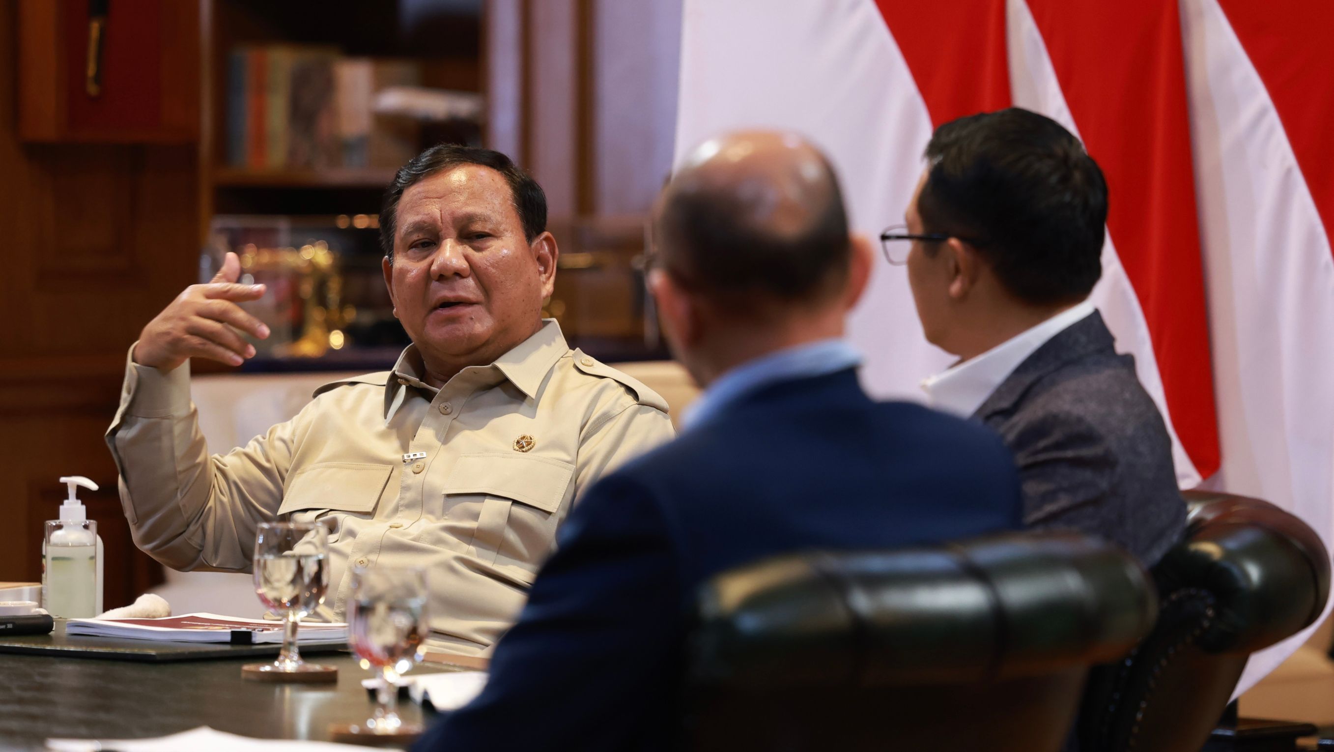 Presiden Prabowo Subianto. <b>(Bakom)</b>