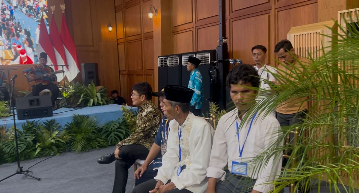 Suasana Open House di Istana Kepresidenan Jakarta <b>(NTVnews)</b>