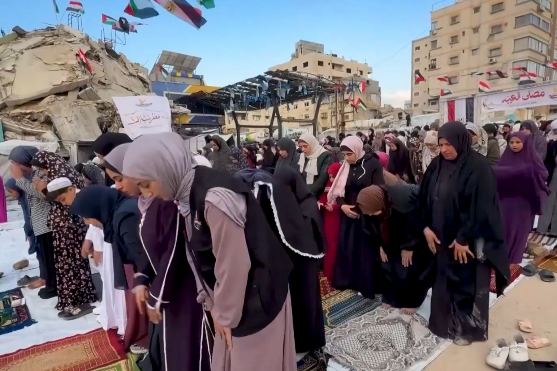 Idulfitri di Gaza <b>(Tangkapan layar)</b>