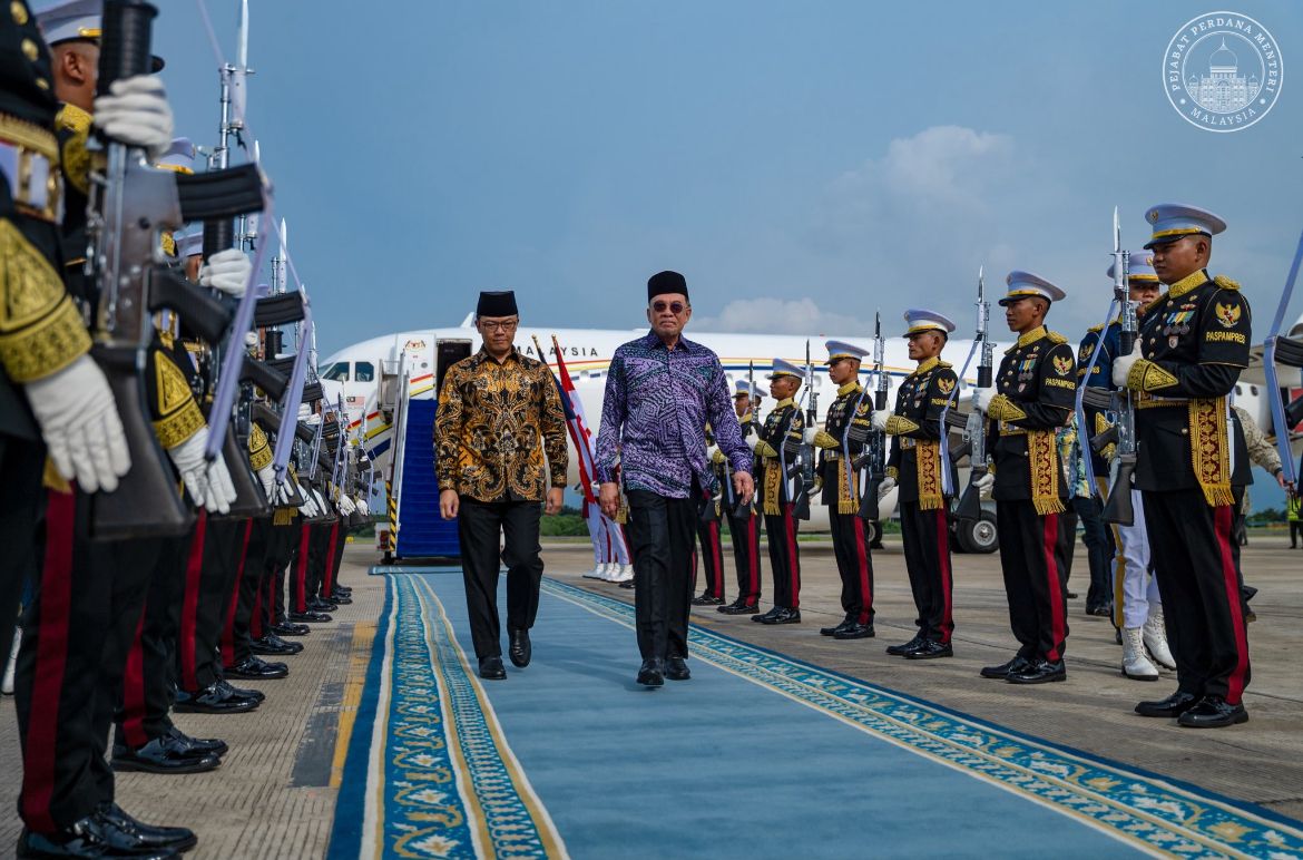 Perdana Menteri Malaysia Anwar Ibrahim tiba di Jakarta <b>(Istimewa)</b>