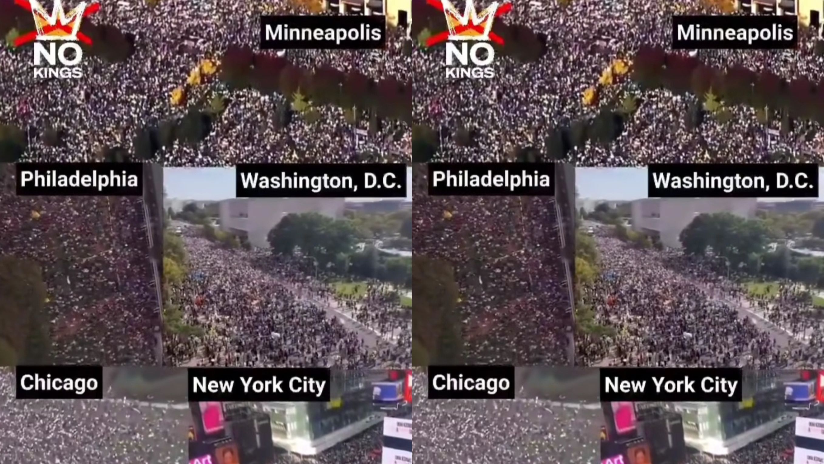 Aksi Demo Terbesar di Amerika <b>(Instagram)</b>