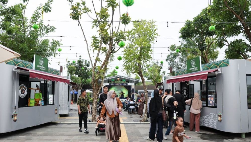 Kawasan Ibu Kota Nusantara (IKN) di Kalimantan Timur ramai dikunjungi turis domestik dan asing di momentum libur Idulfitri 2026. (Foto: Dok/Istimewa/Bakom RI) 