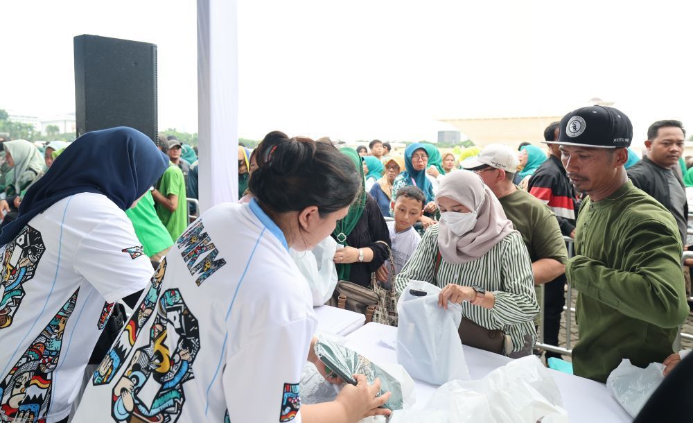 Pemerintah menggelar acara "Lebaran Bersama Rakyat" di kawasan Monumen Nasional (Monas), Jakarta. (Foto: Dok/Istimewa/Bakom RI)