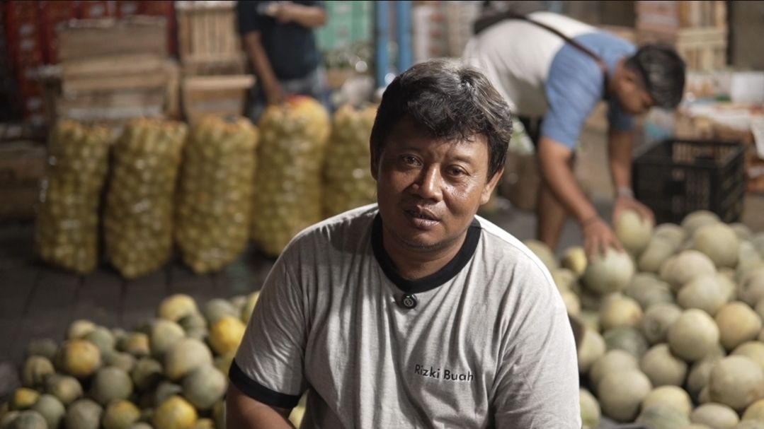Omzet melon di Pasar Gede Solo meroket berkat program MBG! Penjual dan petani sama-sama senang. <b>(Istimewa)</b>