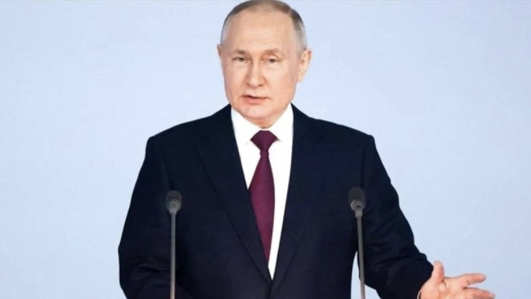 Presiden Rusia Vladimir Putin. /ANTARA/Anadolu/aa. <b>(Antara)</b>