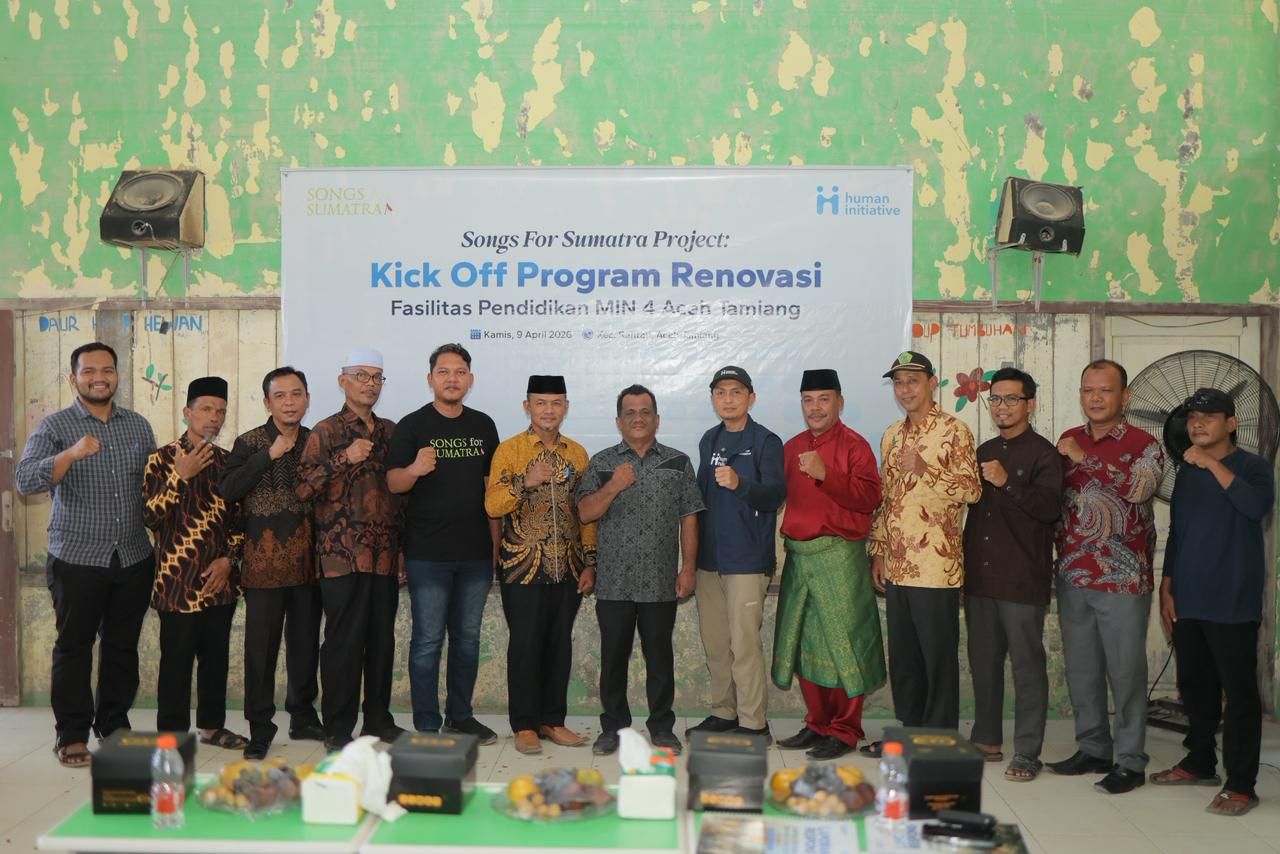 Kolaborasi Lintas Negeri Pulihkan Ruang Belajar MIN 4 Aceh Tamiang, Bangun Harapan Anak-anak Penyintas <b>(dok)</b>