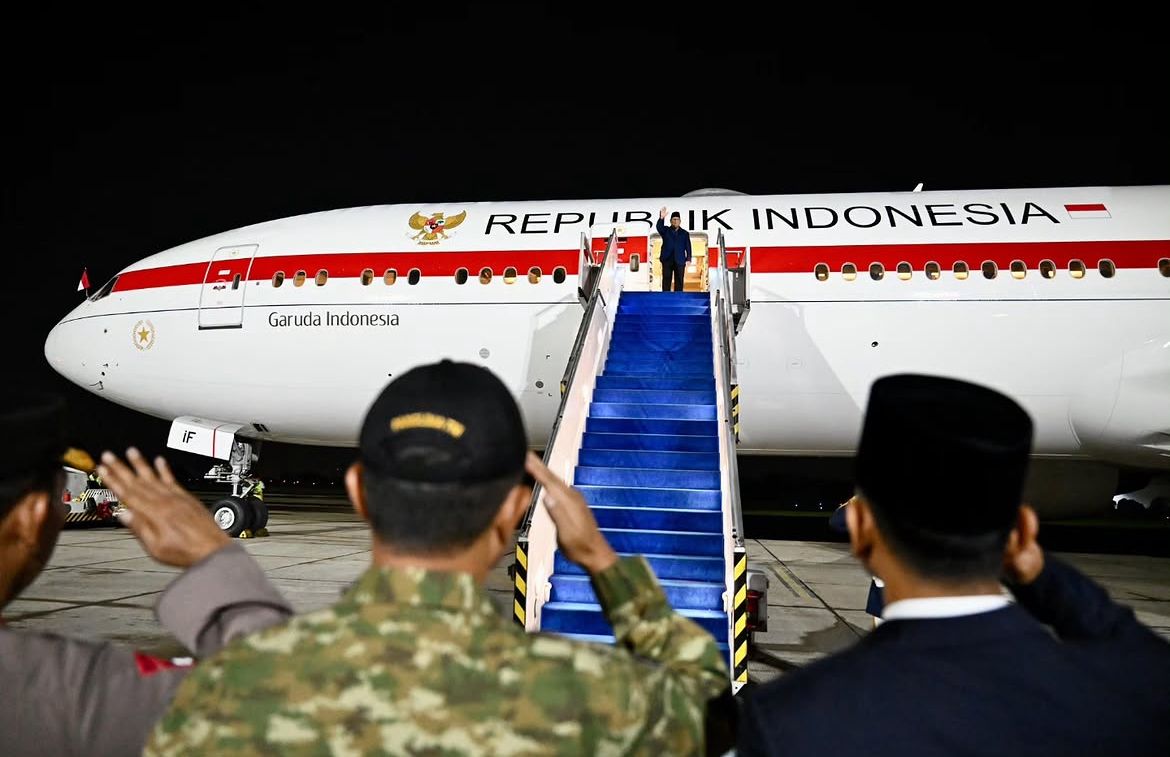 Presiden Republik Indonesia Prabowo Subianto bertolak menuju Moskow, Federasi Rusia <b>(Istimewa)</b>