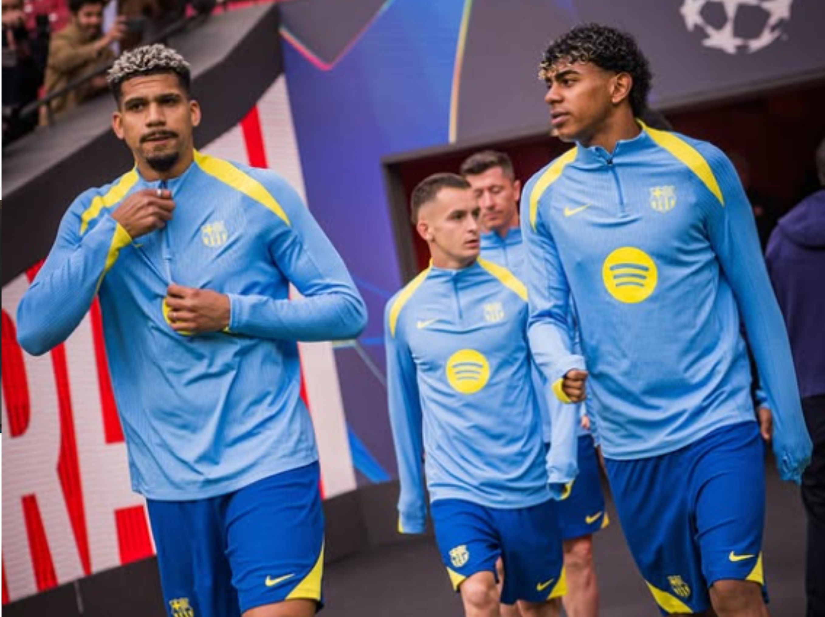 Yamine Lamal dan pemain Barcelona <b>(IG BARCA)</b>