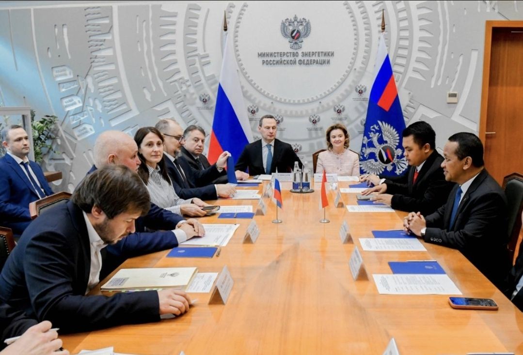 Diplomasi energi diperkuat. Indonesia jajaki kerja sama dengan Rusia untuk pastikan pasokan minyak dan LPG tetap aman di tengah dinamika global. <b>(Bakom)</b>