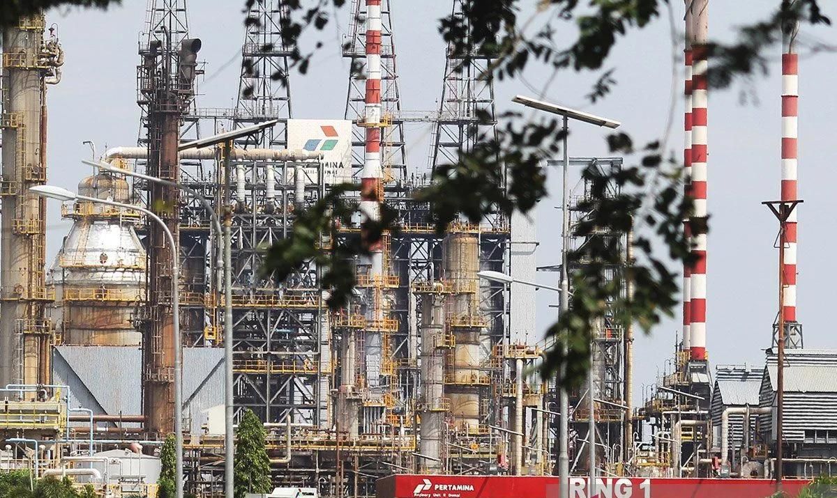 Kilang Minyak Putri Tujuh milik Pertamina UP II Dumai di Dumai, Riau. ANTARA FOTO/Aswaddy Hamid/foc/am. <b>(Antara)</b>