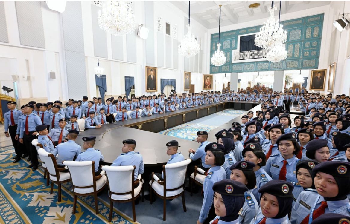 Istana untuk Anak Sekolah, Siswa Taruna Nusantara dapat Pembekalan tentang Kepemimpinan dan Cita-Cita <b>(Sekretariat Presiden)</b>