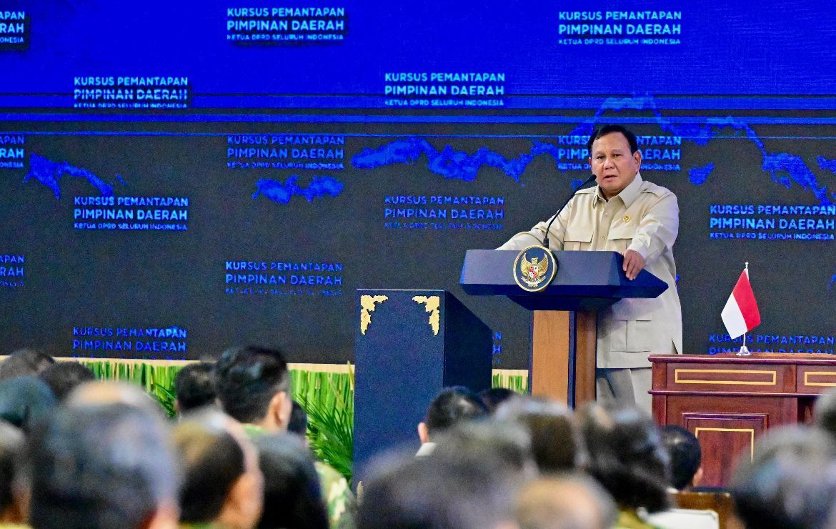 Prabowo Sampaikan Pengarahan pada Ketua DPRD Seluruh Indonesia <b>(Sekretariat Presiden)</b>