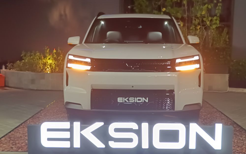 Wuling Eksion mengusung teknologi modern dan desain futuristik. (Foto: Adiantoro/NTV) 