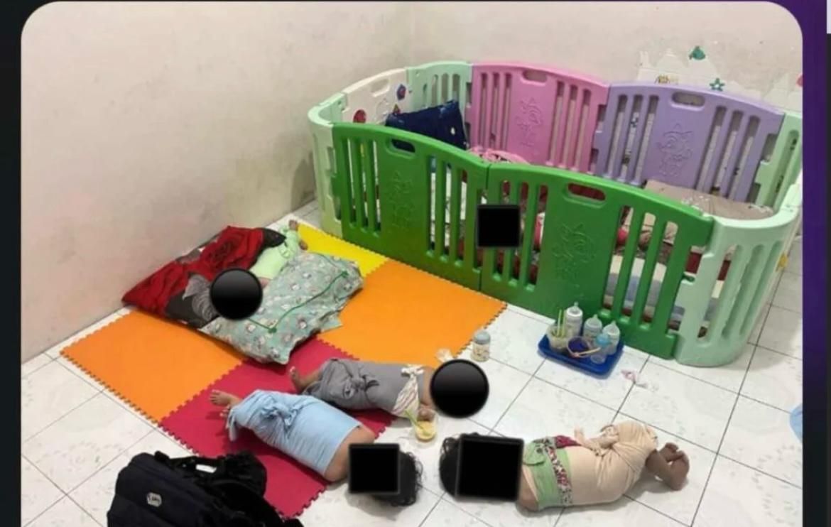 Anak-anak yang diduga jadi korban kekerasan di daycare kawasan Yogyakarta.  <b>(Instagram)</b>