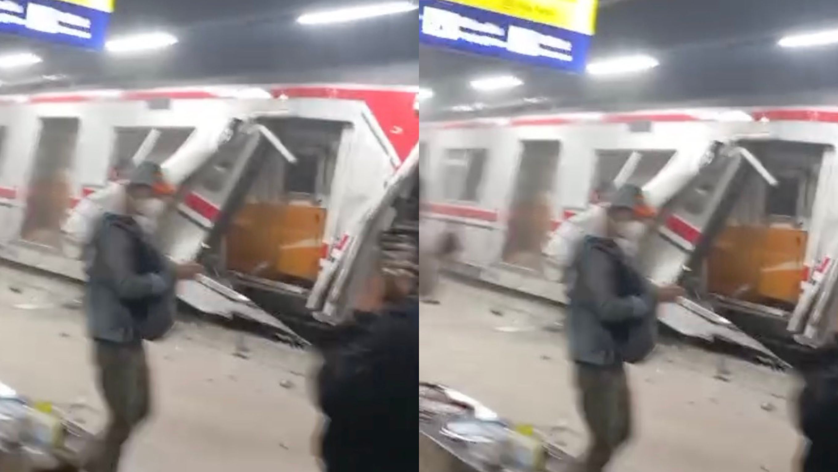 KA Argo Bromo Anggrek Tabrakan dengan KRL di Bekasi Timur. <b>(Istimewa)</b>