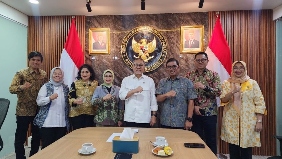 Audiensi DPP APPMBGI dengan Menko Pangan Zulkifli Hasan <b>(APPMBGI/NTVNews.id)</b>