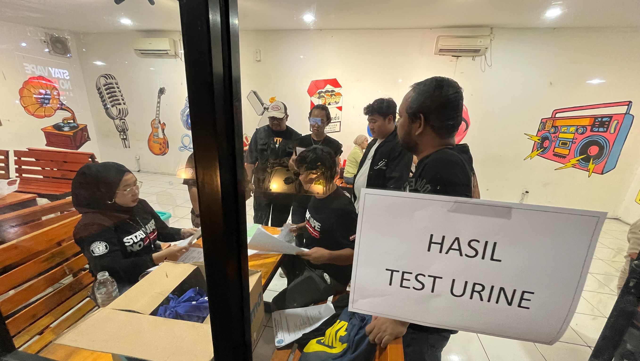 Komunitas Vape Gandeng BNN Gelar Test Urine Sukarela. <b>(Istimewa)</b>