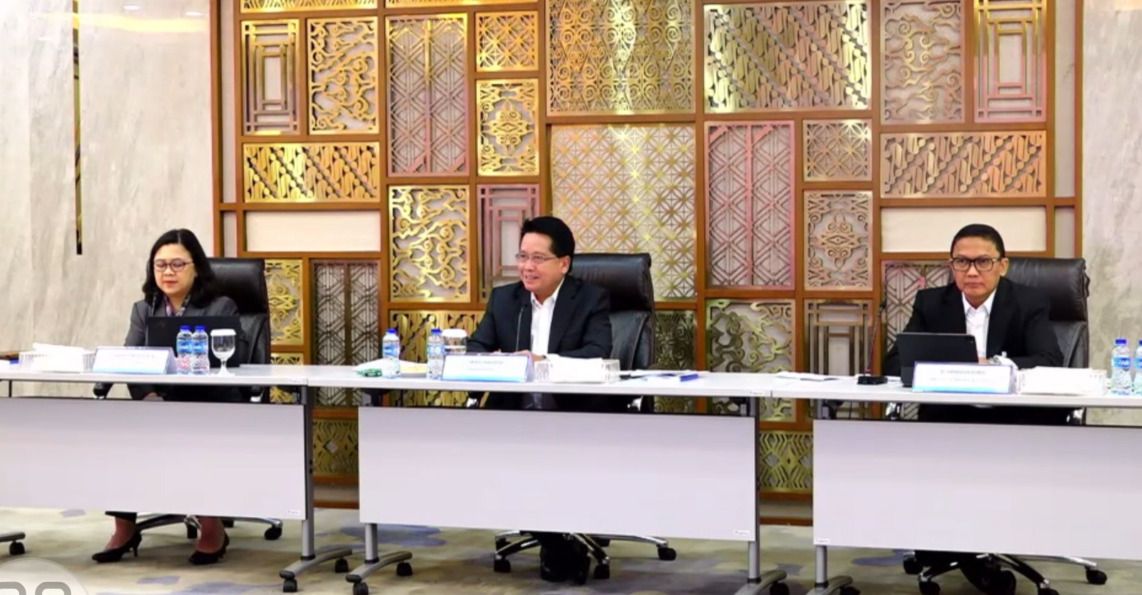 Direktur Utama BRI Hery Gunardi dalam Press Conference Kinerja Keuangan BRI Triwulan I 2026 di Kantor Pusat BRI 