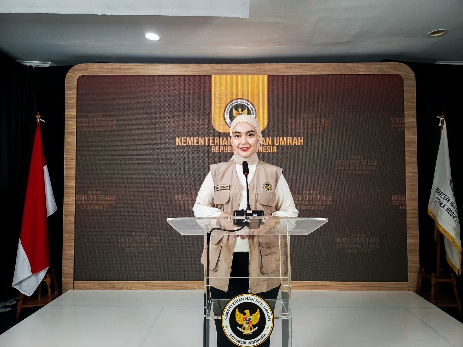 Juru Bicara Kemenhaj, Maria Assegaff <b>(Kementerian Haji dan Umrah)</b>
