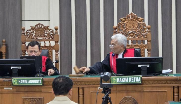 Komisaris Utama PT Sritex Iwan Setiawan Lukminto saat menjalani sidang putusan di Pengadilan Tipikor Semarang, Rabu 6 Mei 2026. ANTARA/I.C. Senjaya <b>(Antara)</b>