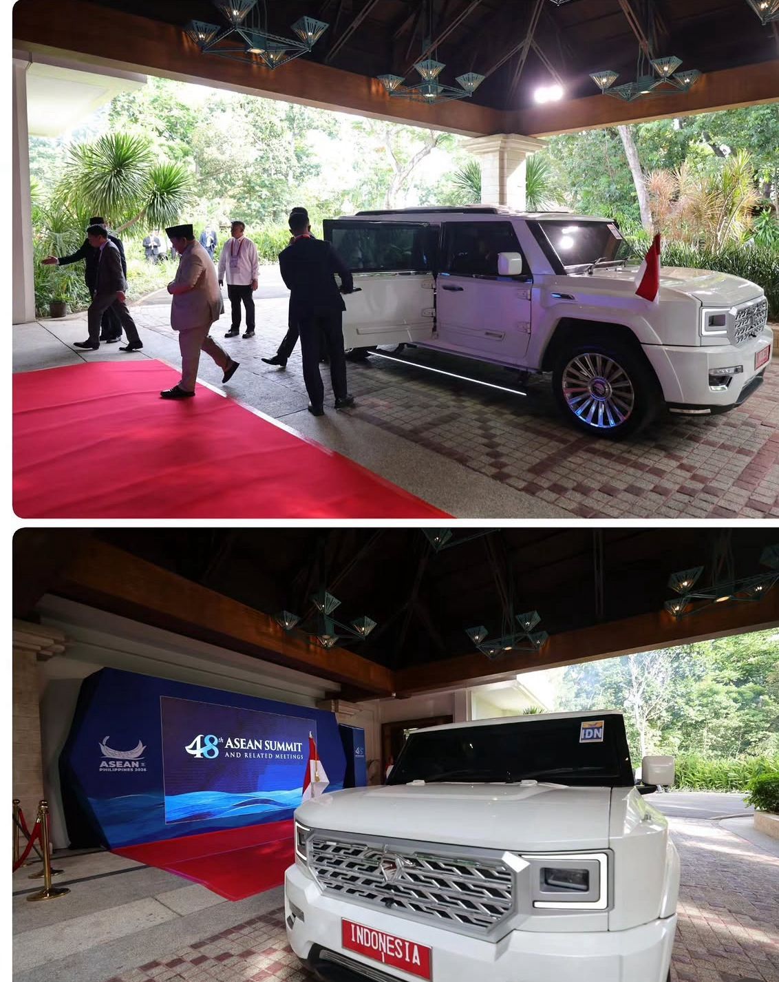 Presiden Republik Indonesia, Prabowo Subianto tiba di The Mactan Cebu International Airport Authority (MCIAA) General Aviation (Gen-AV) Terminal, Cebu, Filipina, pada Kamis, 7 Mei 2026, pukul 13.45 waktu setempat (WS). <b>(Istimews)</b>