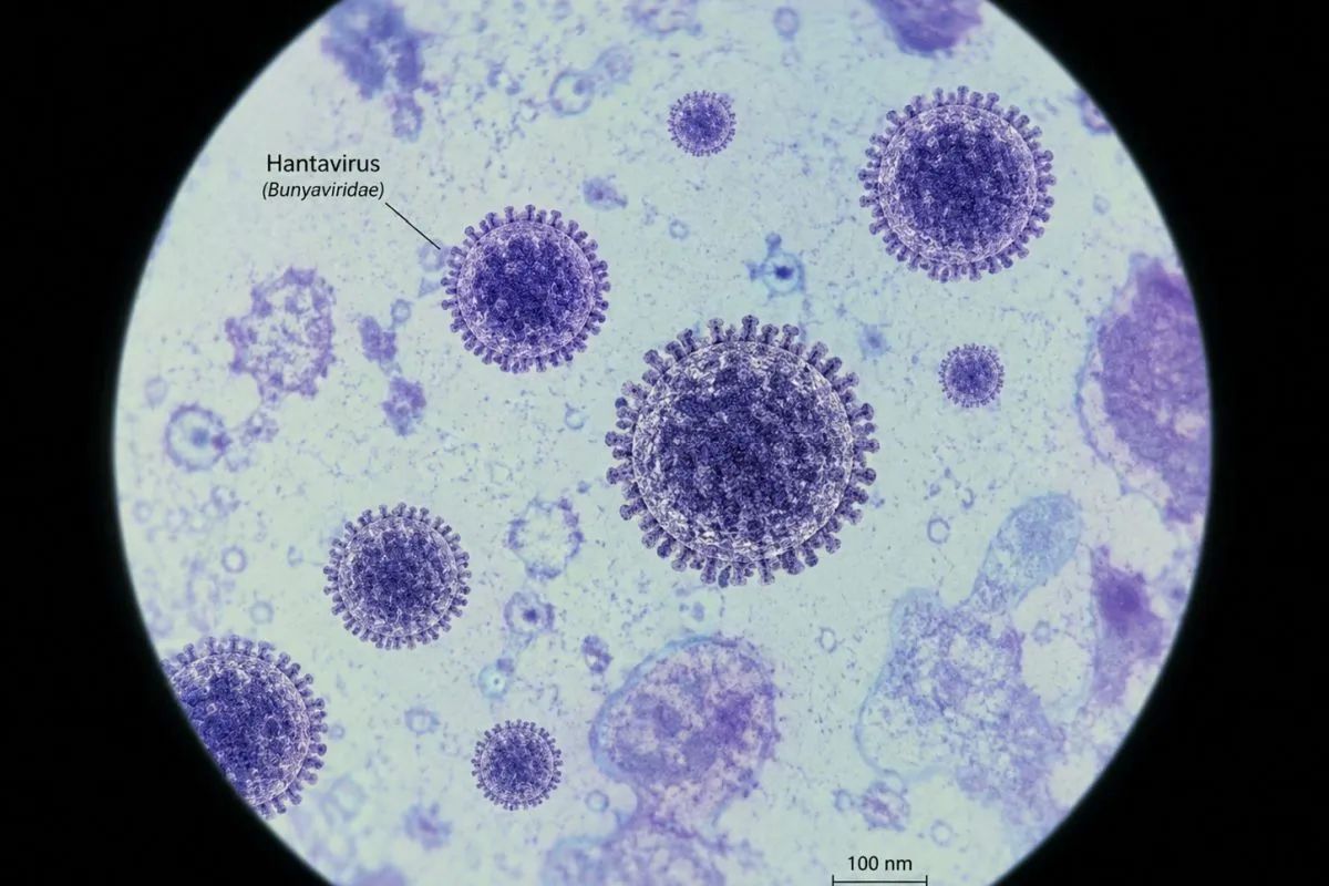 Gambar ilustrasi hantavirus. (ChatGPT Go/antons) <b>(Antara)</b>
