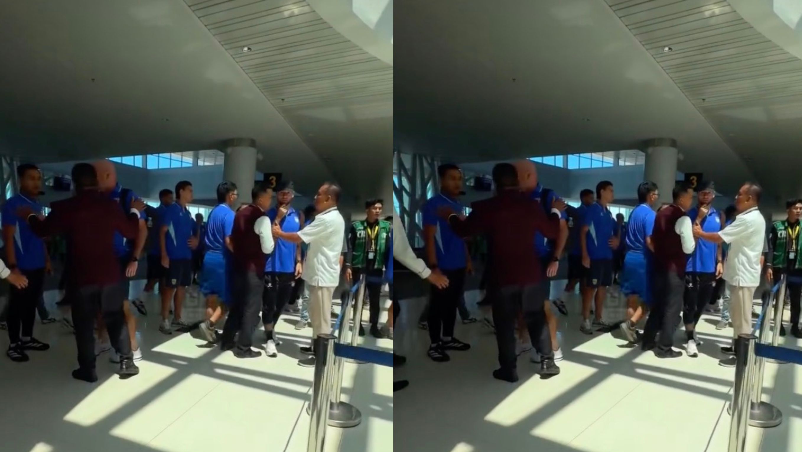 Cekcok Oknum Suporter Persija dengan Pemain Persib Terjadi di Bandara <b>(Instagram)</b>