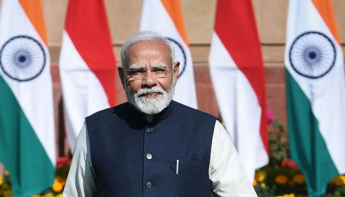 Perdana Menteri India Narendra Modi. ANTARA FOTO/Hafidz Mubarak A/Spt/aa. <b>(Antara)</b>