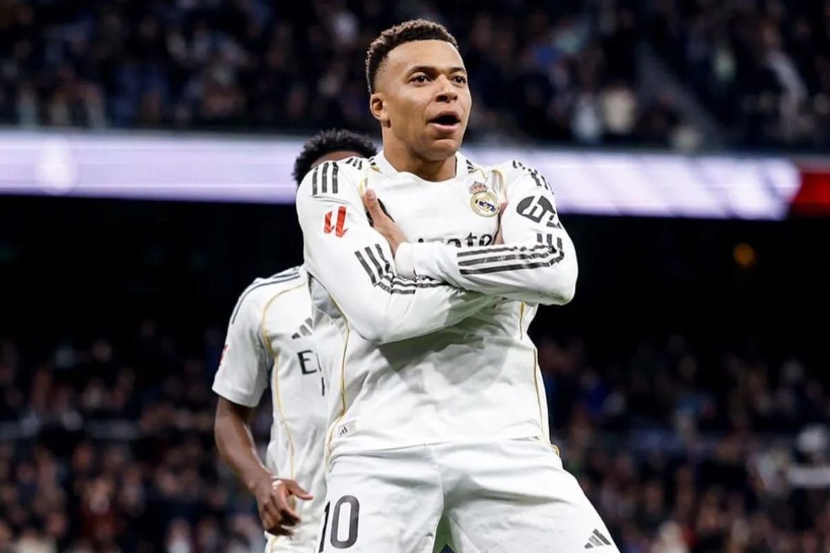 Penyerang Real Madrid, Kylian Mbappe. (Realmadrid.com) <b>(Antara)</b>