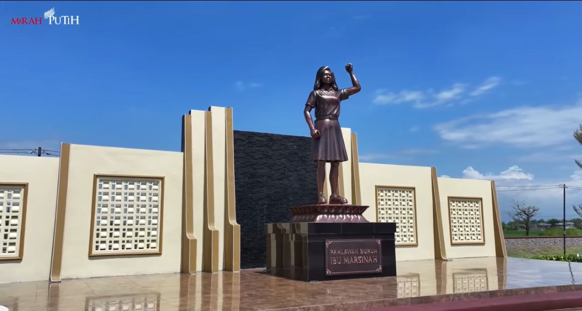 Presiden RI Prabowo Subianto di Peresmian MuseumMarsinah di Desa Nglundo, Nganjuk, Jawa Timur <b>(Istimewa)</b>