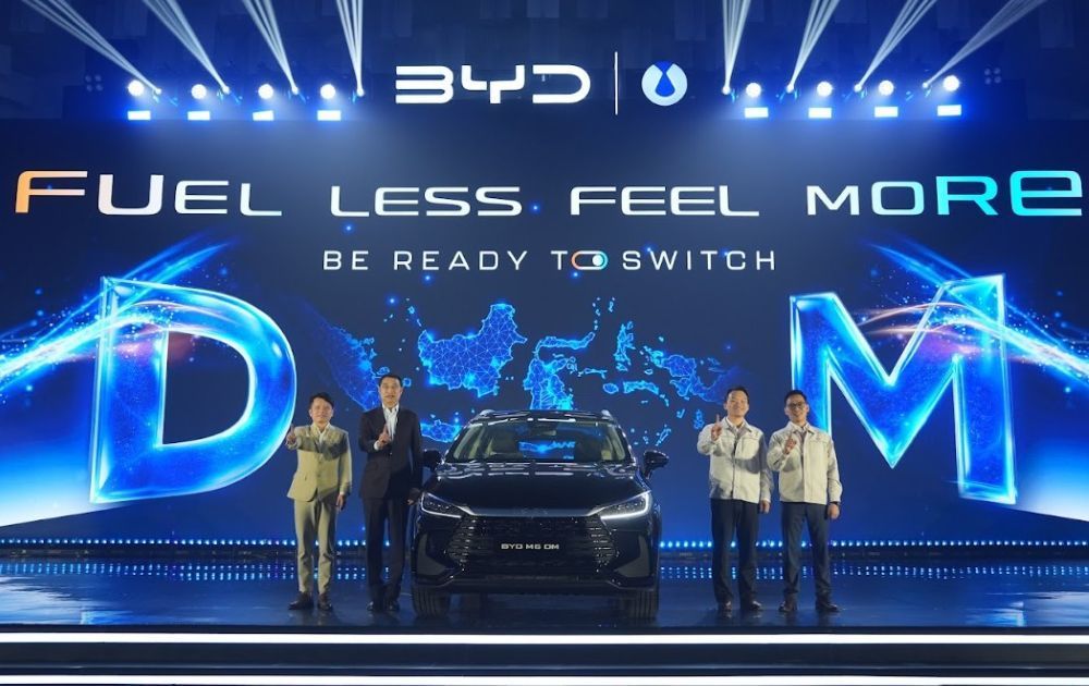 BYD resmi memperkenalkan teknologi DM terbaru di Indonesia. 