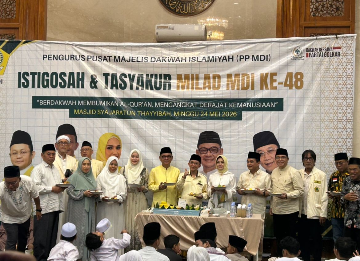 Wakil Ketua Umum DPP Partai Golkar Tb Ace Hasan Syadzily di Milad MDI ke-48 <b>(Istimewa)</b>