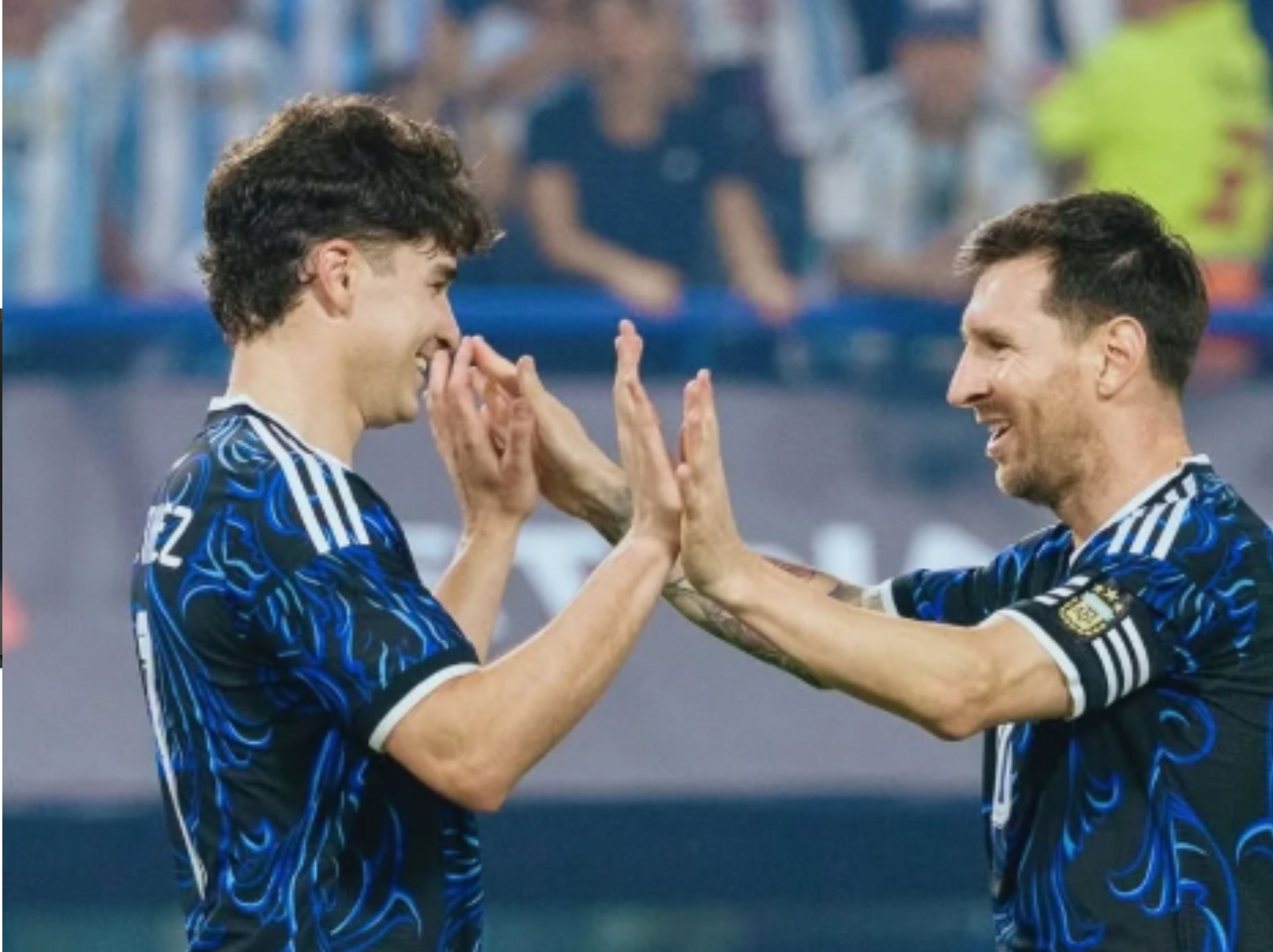 Penyerang Julian Alvarez menegaskan Argentina bertekad mempertahankan gelar juara Piala Dunia pada edisi 2026 di Amerika Utara. <b>(AKUN IG julianalvarez_30)</b>