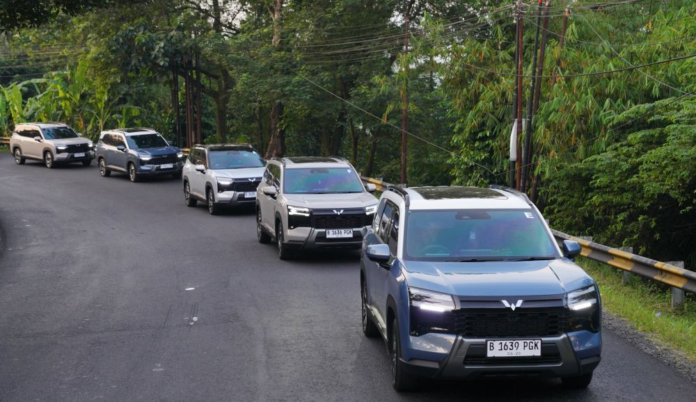 Media Drive Wuling Eksion PHEV menguji performa SUV hybrid 7-seater dari Jakarta hingga Yogyakarta, pada 3-5 Juni 2026. (Foto: Dok/Istimewa, Wuling Motors)