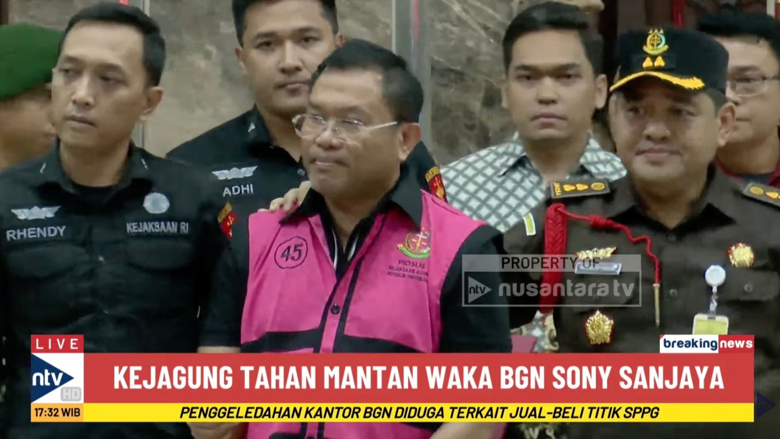 Mantan Wakil Kepala BGN Sony Sonjaya. <b>(Nusantara TV)</b>
