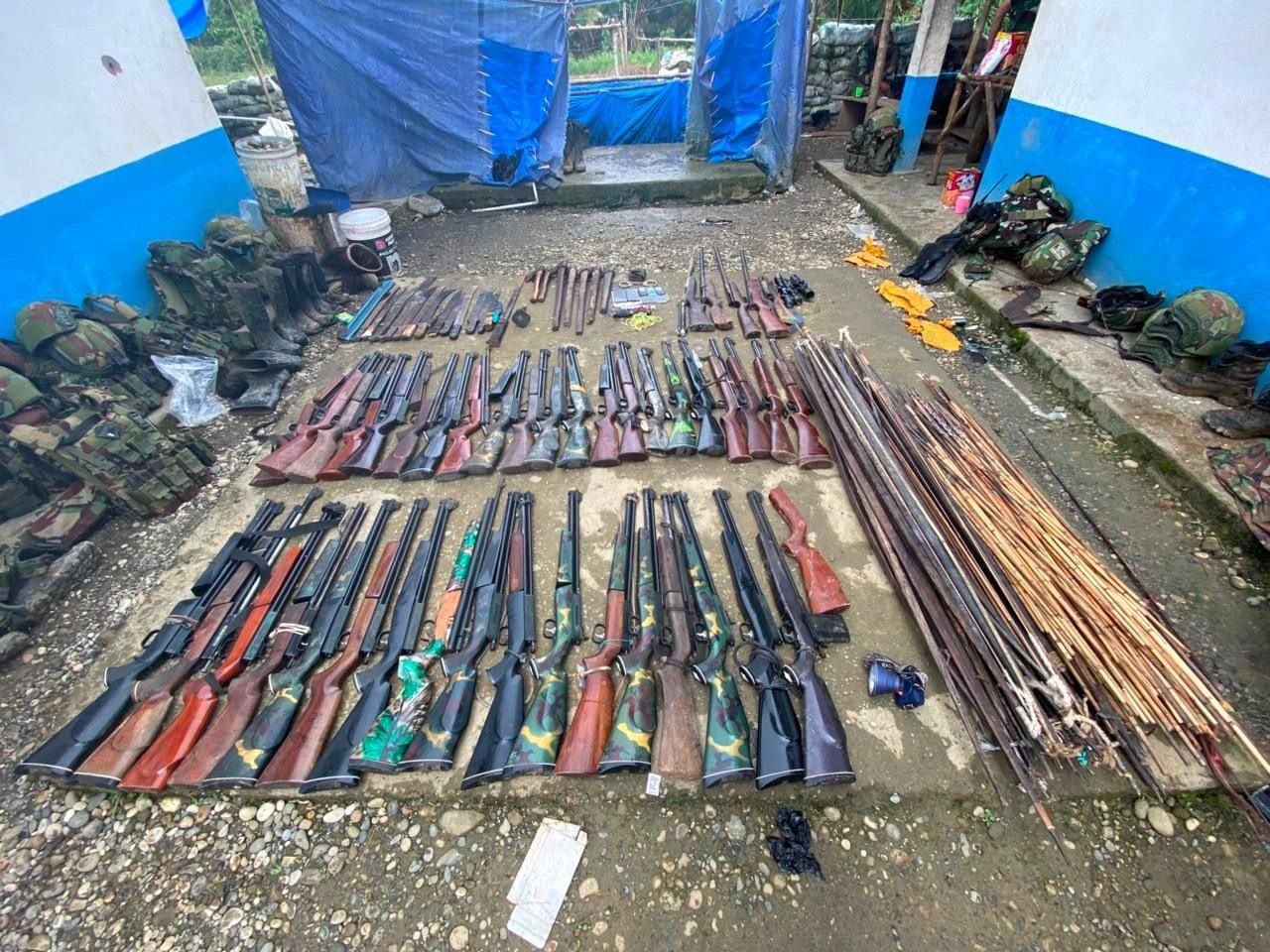Koops TNI Habema memastikan situasi keamanan di Distrik Manggelum, Kabupaten Yahukimo, Papua Pegunungan, kembali kondusif setelah tim patroli keamanan berhasil mengamankan tiga kampung yang sebelumnya ditinggalkan warga akibat gangguan keamanan yang  <b>(PUSPEN TNI)</b>