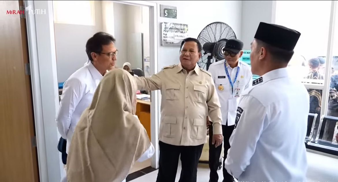 Prabowo Subianto di Peresmian RSUD Lampun <b>(Istimeawa)</b>